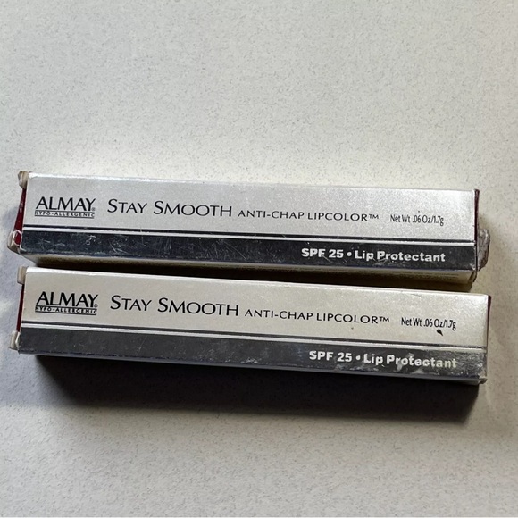 2x ALMAY Stay Smooth Anti-Chap Lipcolor with SPF 25 - Lip Protectant #41 WINE - Picture 2 of 7